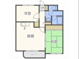 グリーンヴィラ401の間取り
