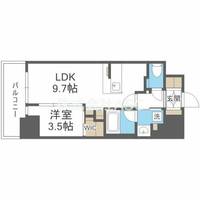 コンフォリア・リヴ北浜淡路町の間取り