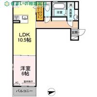愛知県岡崎市十王町2丁目(アパート)の賃貸物件の間取り