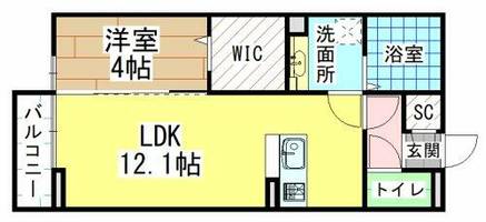 物件の間取り画像