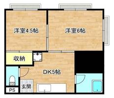 大阪府大阪市旭区清水3丁目(マンション)の賃貸物件の間取り