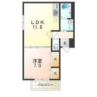 大阪府堺市西区浜寺石津町東2丁(アパート)の賃貸物件の間取り