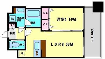 プレジオ城北の間取り