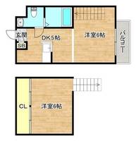 大阪府大阪市生野区巽西2丁目(マンション)の賃貸物件の間取り