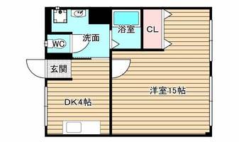 此花マンションの間取り