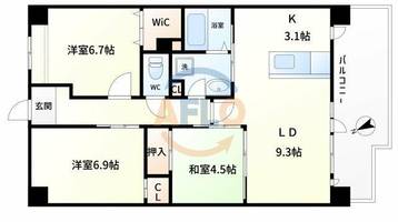 物件の間取り画像