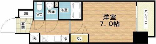 アドバンス大阪ベイココナの間取り