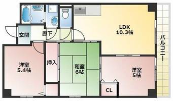 物件の間取り画像