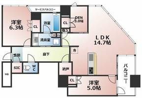 物件の間取り画像