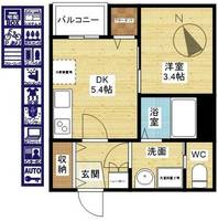 GLOWILL東三国の間取り