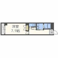 エスペランサ谷町の間取り