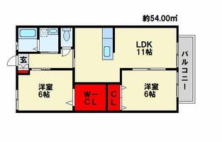 物件の間取り画像