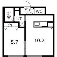 北海道札幌市手稲区前田一条10丁目(マンション)の賃貸物件の間取り