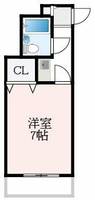 大阪府堺市東区白鷺町1丁(マンション)の賃貸物件の間取り