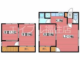 月寒2-18有田邸の間取り