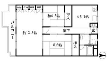 物件の間取り画像