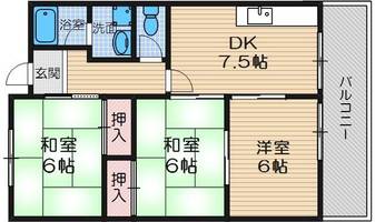 物件の間取り画像