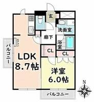 物件の間取り画像