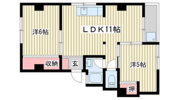 アネックス大同201の間取り