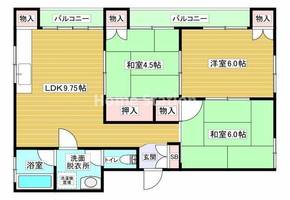 兵庫県尼崎市神田北通4丁目(マンション)の賃貸物件の間取り