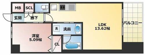 プレジオ帝塚山の間取り