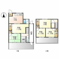 愛知県名古屋市北区辻町9丁目(一戸建)の賃貸物件の間取り