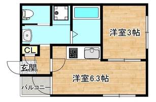 TheHavenOsakaの間取り