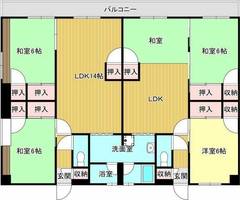 物件の間取り画像