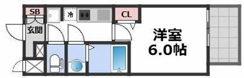 プレサンス深江橋ラヴィゲートの間取り