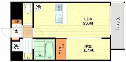 物件の間取り画像