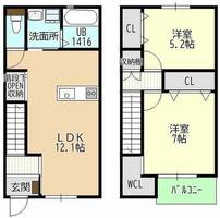 アルページュB00105の間取り