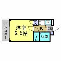 コーポはるB307の間取り