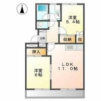 ロイヤルハイツ東中の間取り