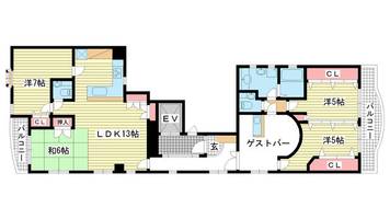 物件の間取り画像