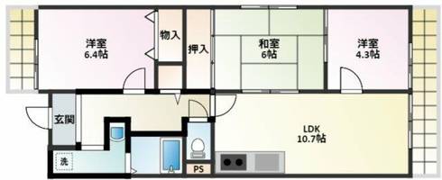 物件の間取り画像