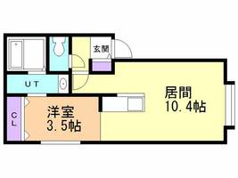 カトゥル103の間取り