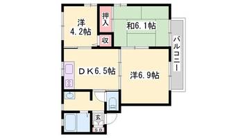 フレグランス新宮の間取り