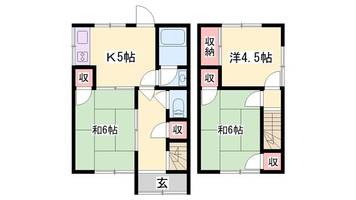 兵庫県赤穂市塩屋(一戸建)の賃貸物件1の間取り
