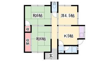 兵庫県赤穂市塩屋(一戸建)の賃貸物件1の間取り