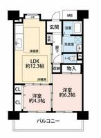 物件の間取り画像