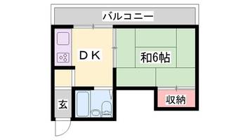 廣瀬マンション3-Nの間取り