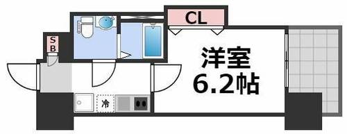 Luxe難波EASTの間取り