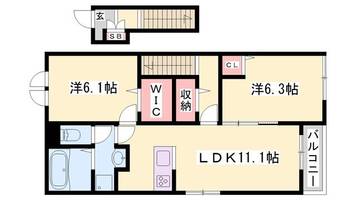 物件の間取り画像