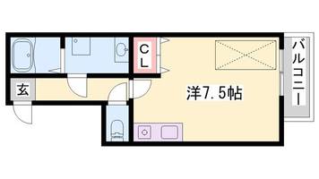 レナジア姫路ビル601の間取り