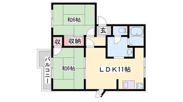 物件の間取り画像