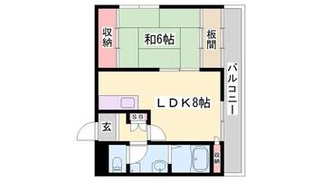 グランドハイツ603の間取り