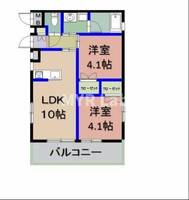福岡県福岡市東区名島3丁目(マンション)の賃貸物件の間取り