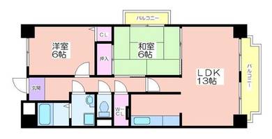 物件の間取り画像