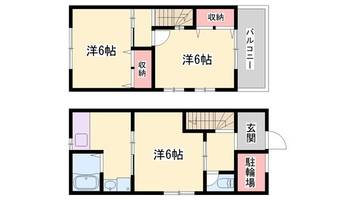 兵庫県姫路市御立中3丁目(一戸建)の賃貸物件の間取り