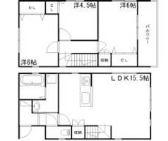 兵庫県姫路市花田町加納原田(一戸建)の賃貸物件Iの間取り